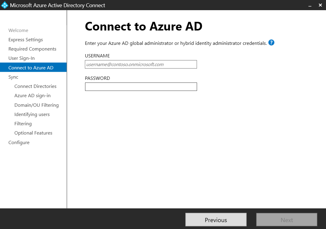 Configure Azure AD Connect Pass Through Authentication SimuLand